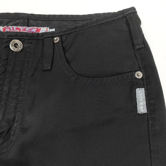 Vintage Silver Jeans Flare Bootcut Cargo Pants Women's 28 Made in Canada 90s - Picture 8 of 14